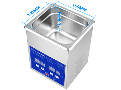 2L不锈钢超声波清洗机内槽尺寸
